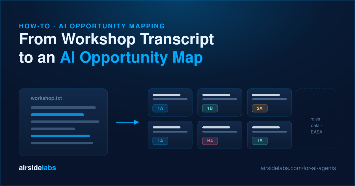 From Workshop Transcript to AI Opportunity Map